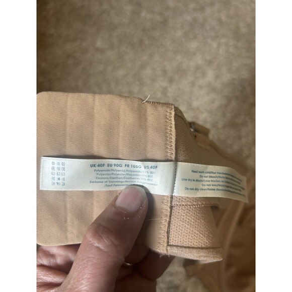 Aisilin Minimizer Underwire Bra Size 40 F/ DDD Oatmeal Heather Non-Padded Smooth - Picture 8 of 8